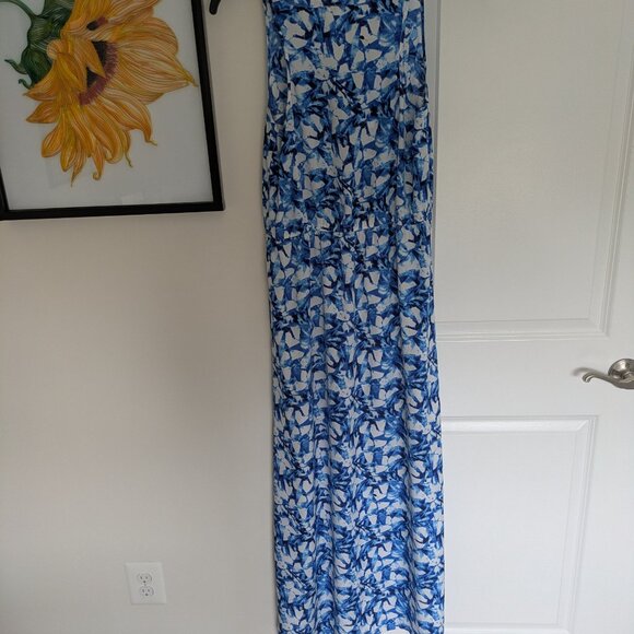 {tl} the letter blue patterned maxi dress - Picture 5 of 6